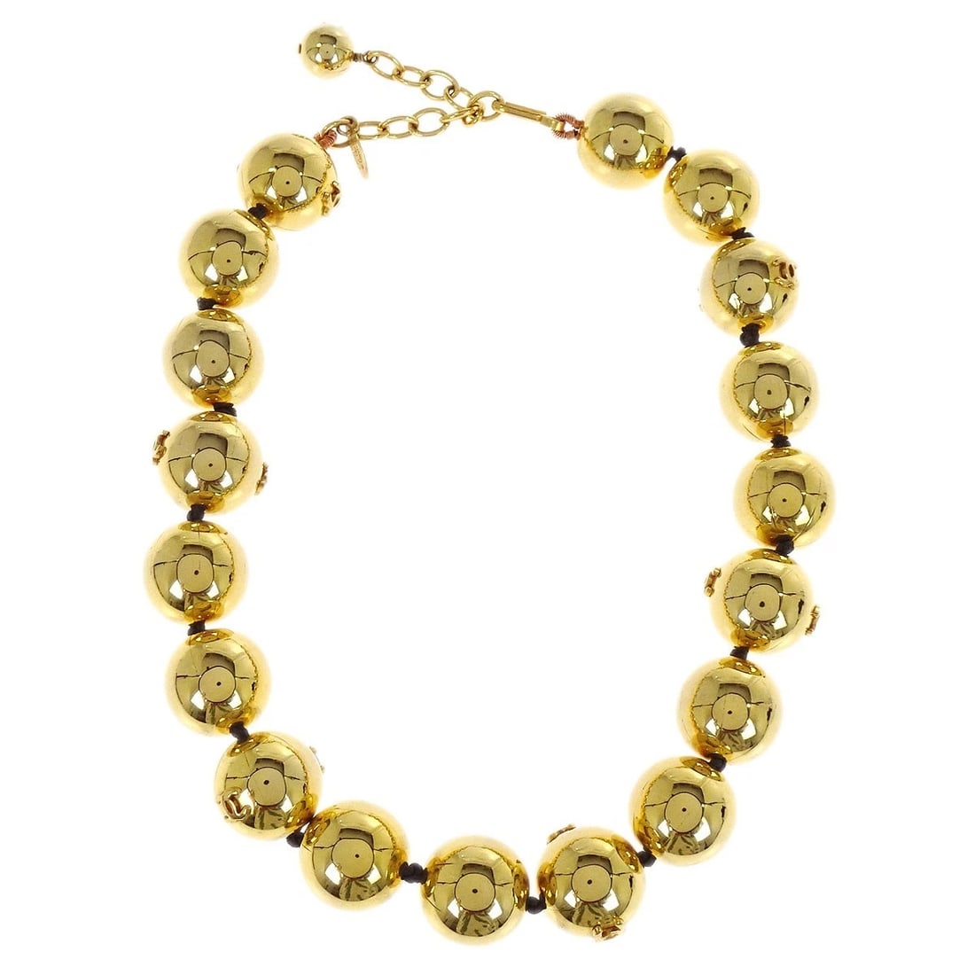 CHANEL CHAIN NECKLACE GOLD: Chanel Chain Necklace Gold Brand: Chanel Type/Style: Necklace Material: Gold Plated, Color: Gold Size: Chain(Overall) : 42.0 cm Width : 2.0 cm Accessories: None Accessories Notice: When