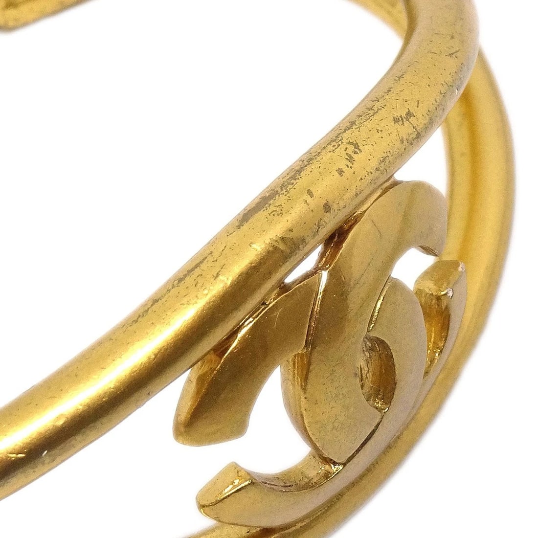 CHANEL GOLD BRACELET BANGLE - 3