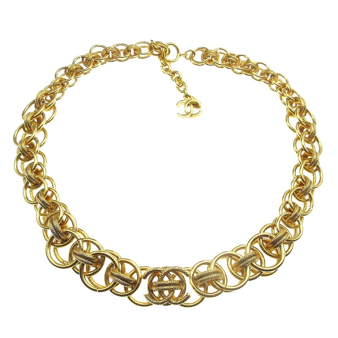 CHANEL CHAIN NECKLACE GOLD (1 of 4)