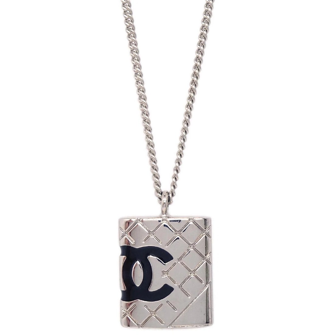 CHANEL CAMBON LIGNE CHAIN NECKLACE PENDANT (1 of 3)