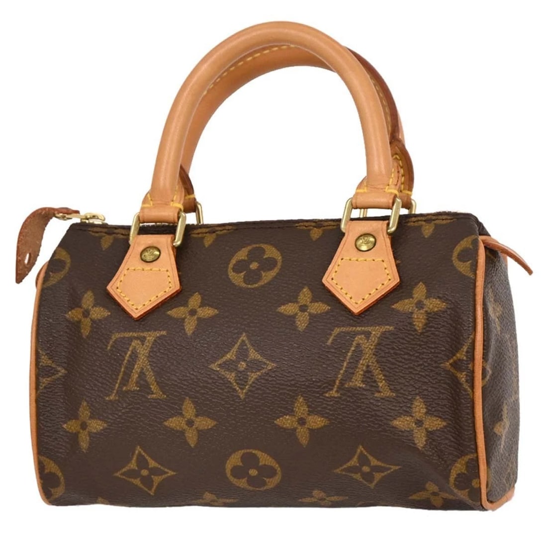 LOUIS VUITTON MONOGRAM MINI SPEEDY 2WAY HANDBAG - 2