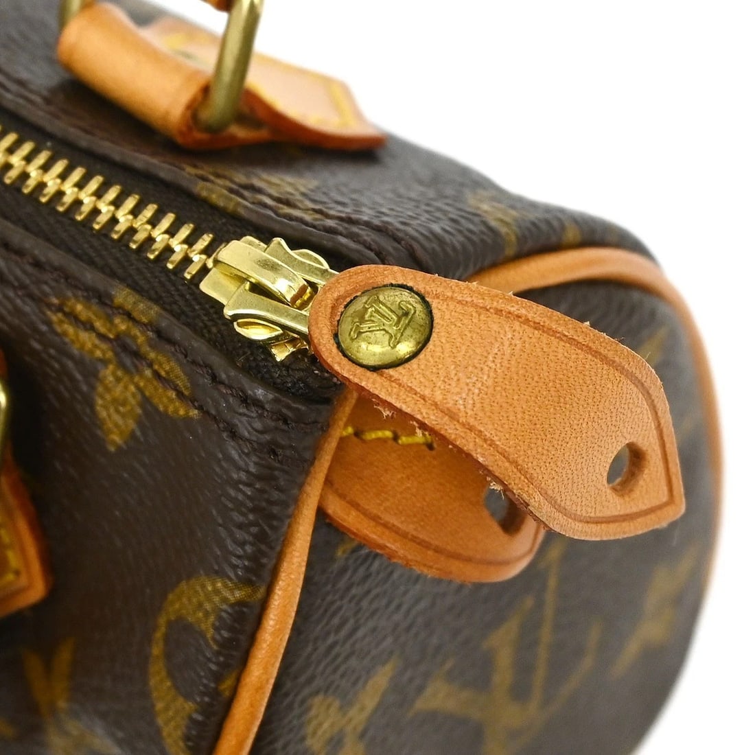 LOUIS VUITTON MONOGRAM MINI SPEEDY 2WAY HANDBAG - 5