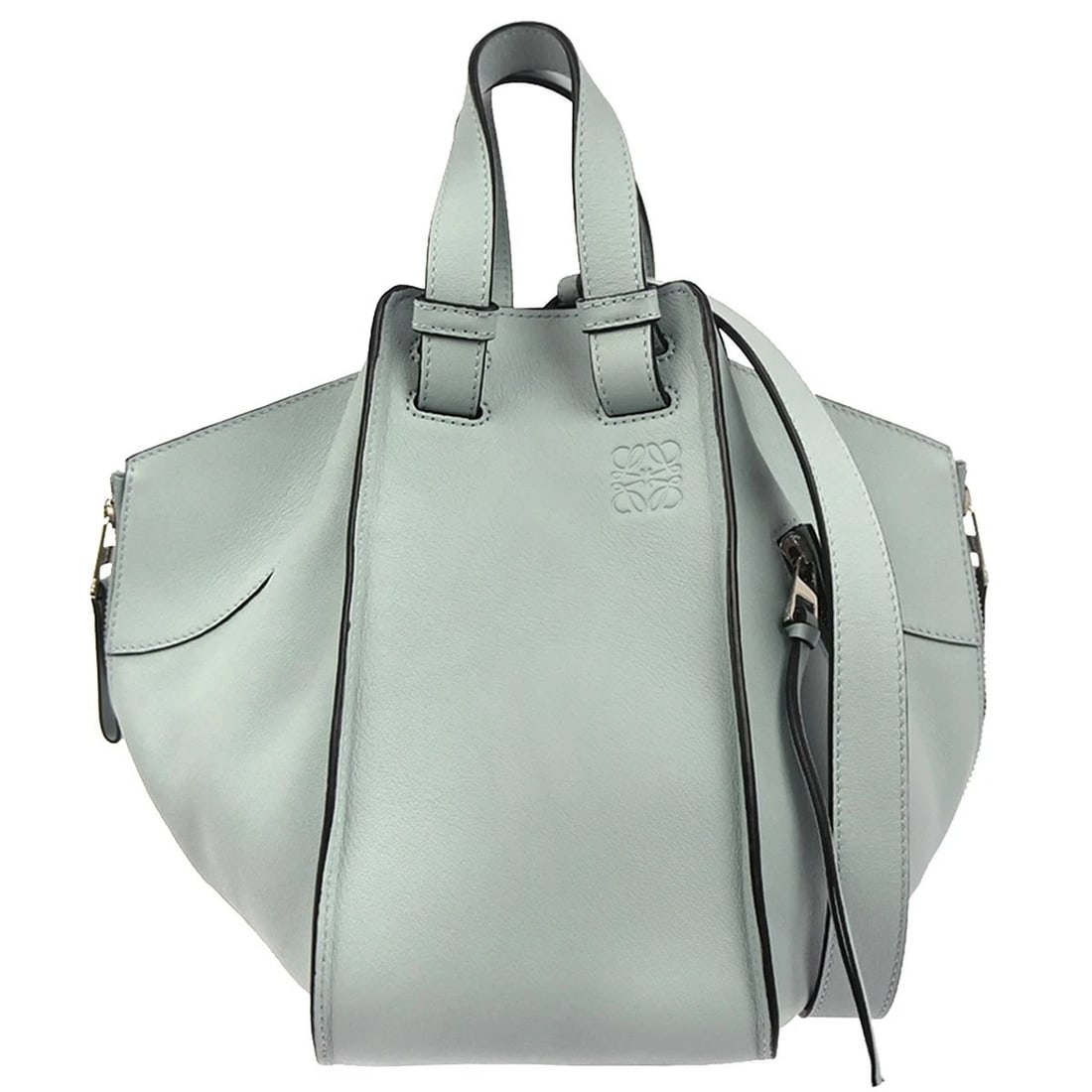 LOEWE LIGHT BLUE HAMMOCK 2WAY TOTE HANDBAG (1 of 6)