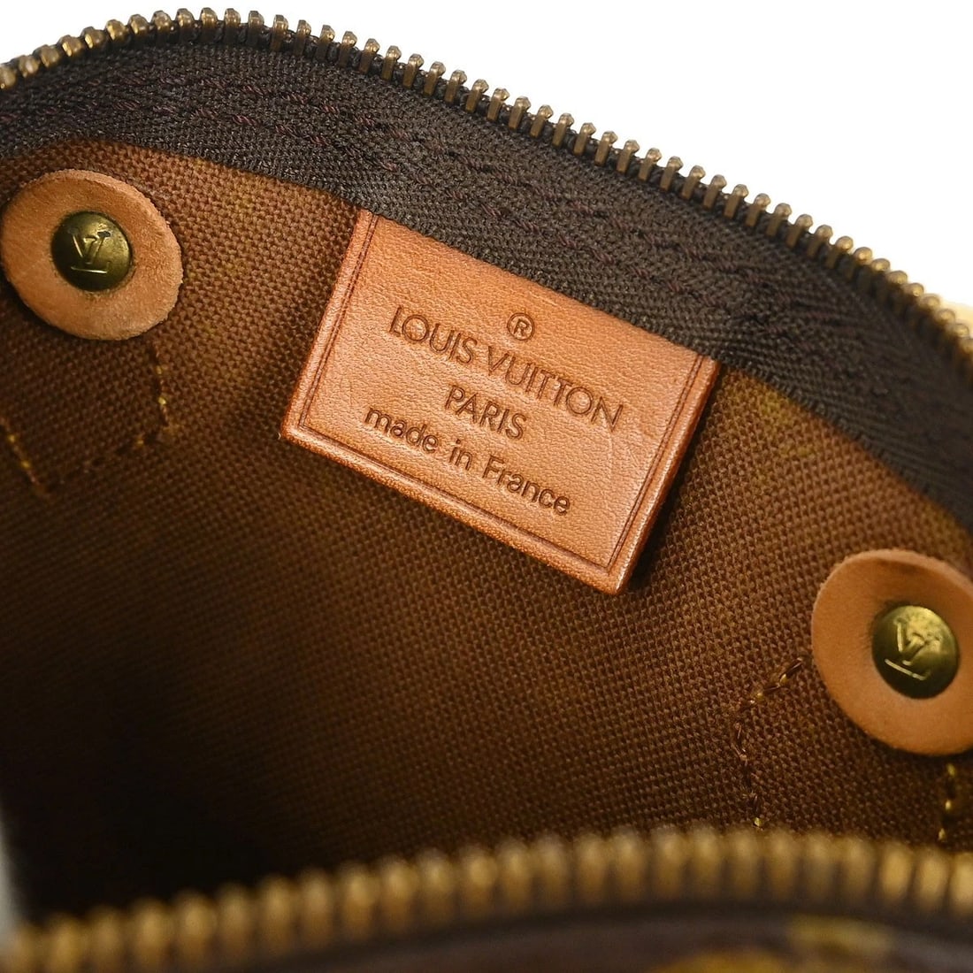 LOUIS VUITTON MONOGRAM MINI SPEEDY 2WAY HANDBAG - 6