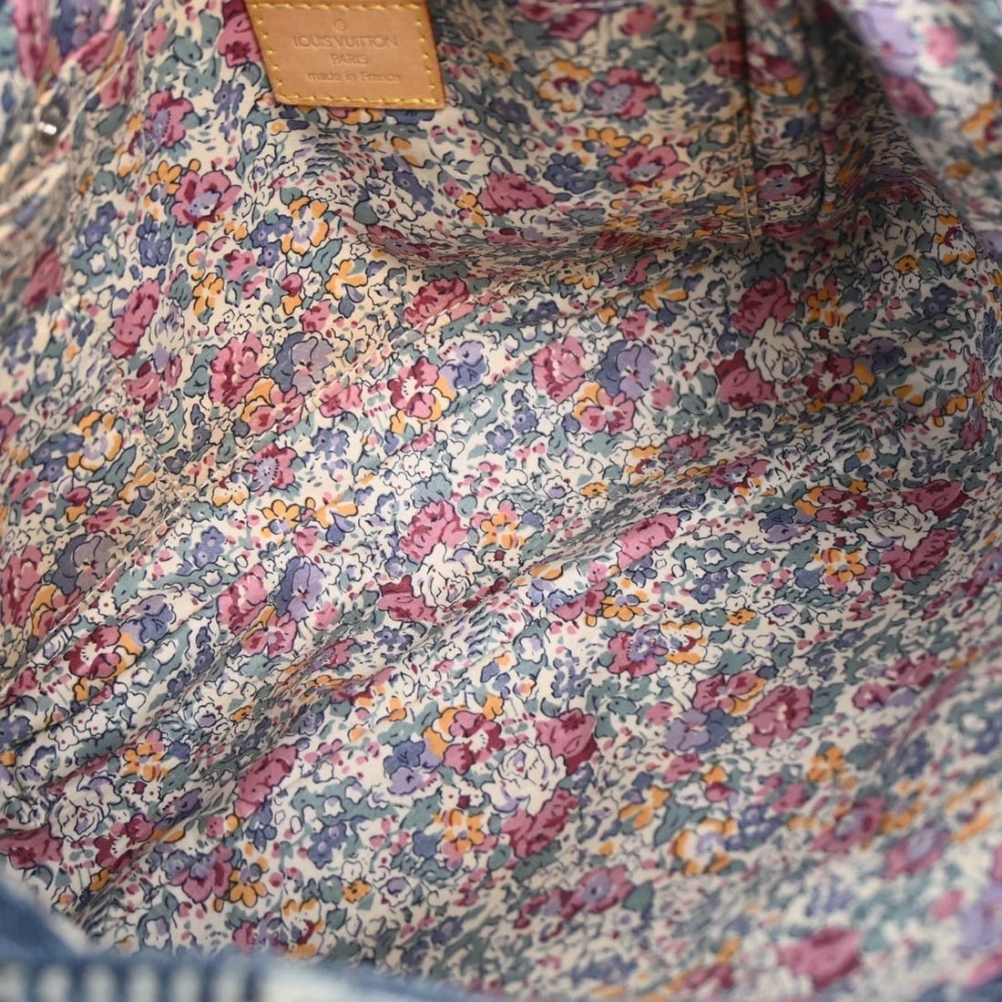 LOUIS VUITTON MONOGRAM DENIM PATCHWORK POSTIE 2WAY HANDBAG - 8