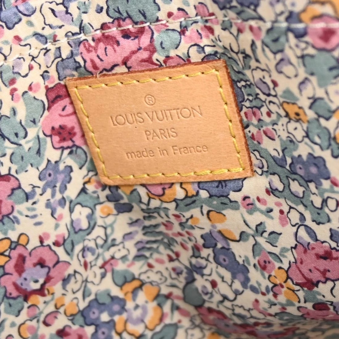 LOUIS VUITTON MONOGRAM DENIM PATCHWORK POSTIE 2WAY HANDBAG - 9