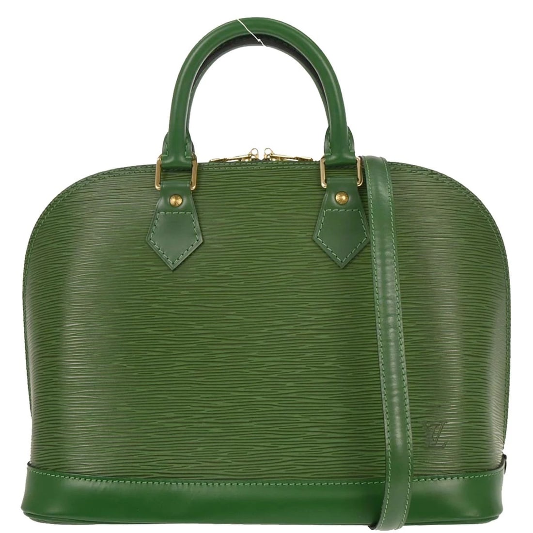 LOUIS VUITTON GREEN EPI ALMA 2WAY HANDBAG (1 of 5)