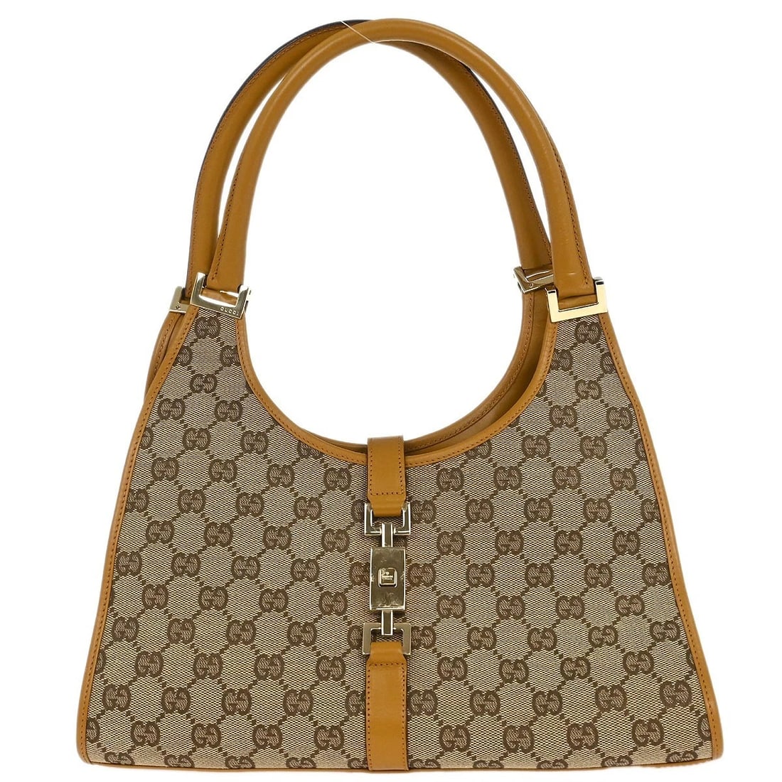 GUCCI BEIGE GG JACKIE HANDBAG (1 of 6)