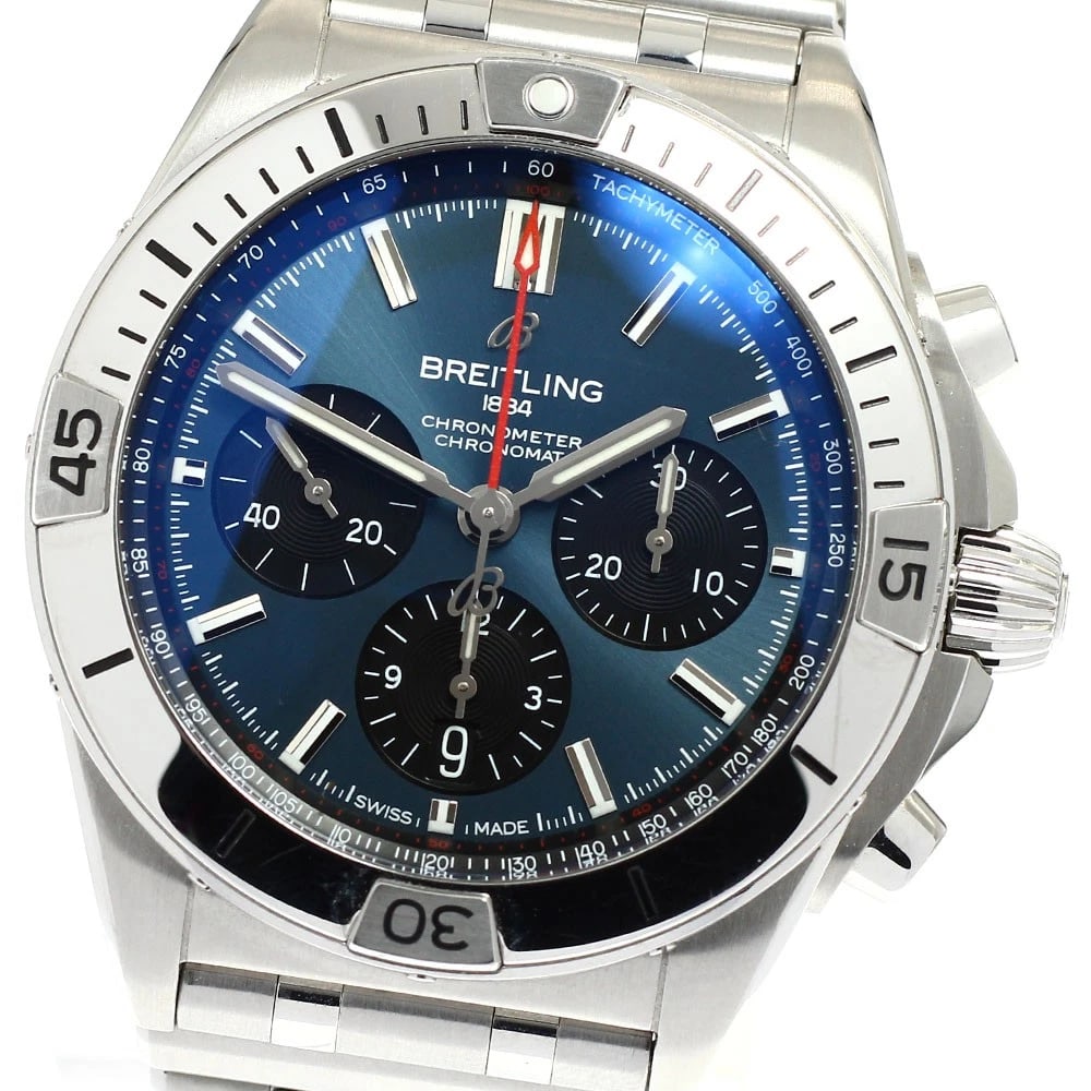 BREITLING CHRONOMAT DIAL AUTOMATIC WATCH WRIST WATCH (1 of 5)