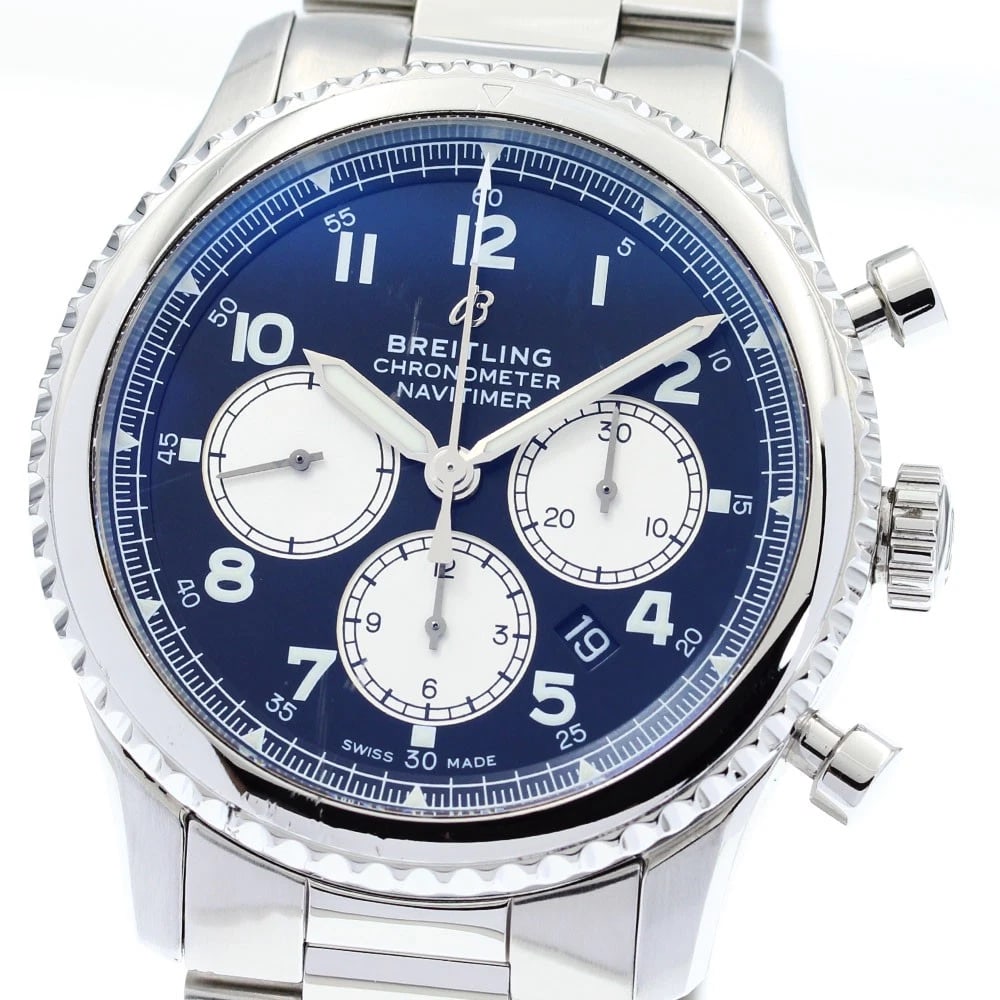 BREITLING CHRONOGRAPH AUTOMATIC WATCH WRIST WATCH: BREITLING Chronograph Automatic Watch Wrist Watch Brand: BREITLING Type: Wristwatch Material: Band Material Stainless Steel, Case Material Stainless Steel Color: Band Color Silver, Case Color