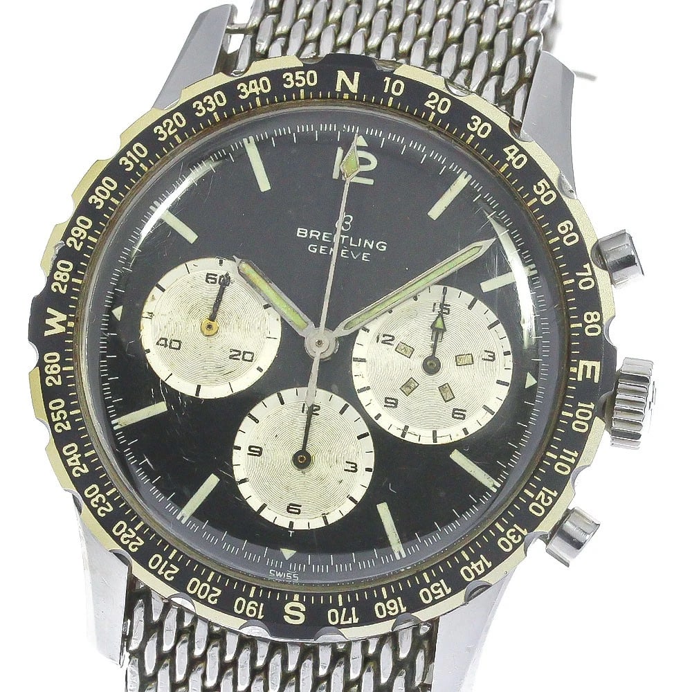 BREITLING 765 CHRONOGRAPH VENUS HAND WINDING WATCH WRIST WATCH (1 of 6)