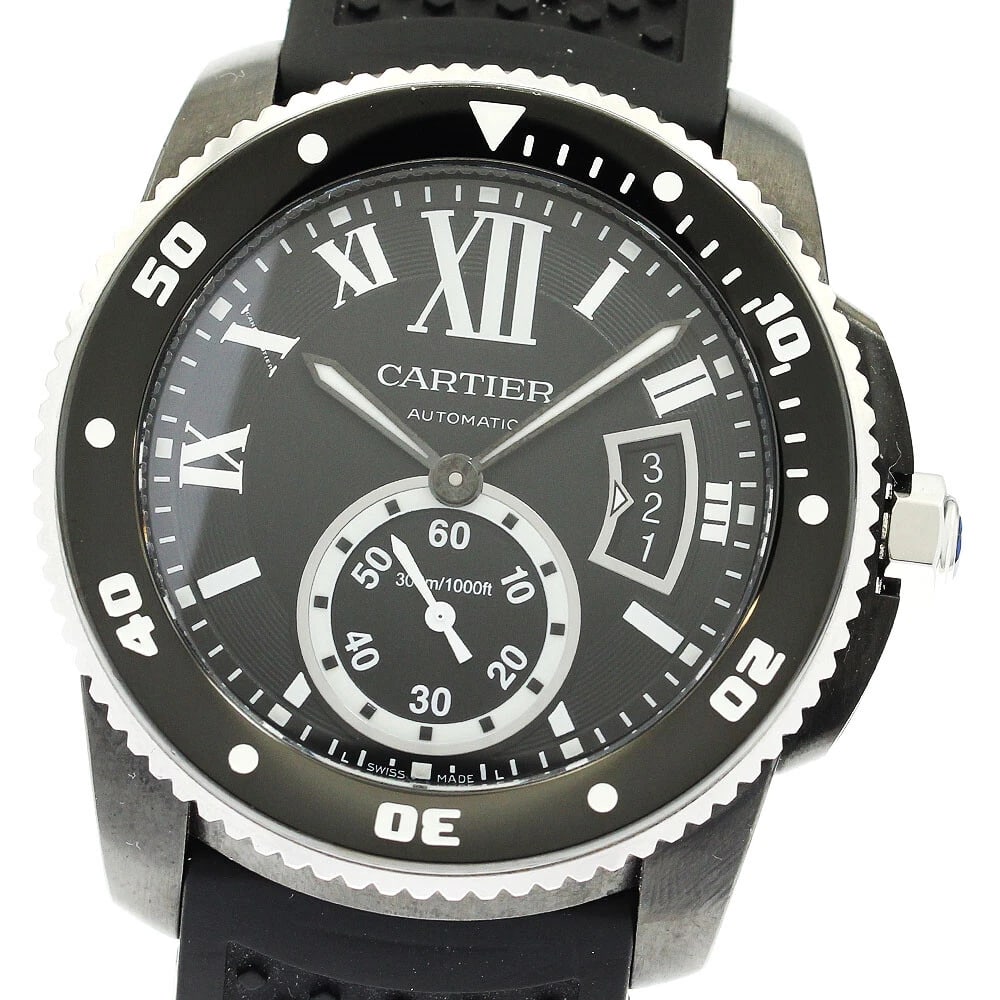 CARTIER CALIBER DIVER AUTOMATIC WATCH WRIST WATCH (1 of 5)