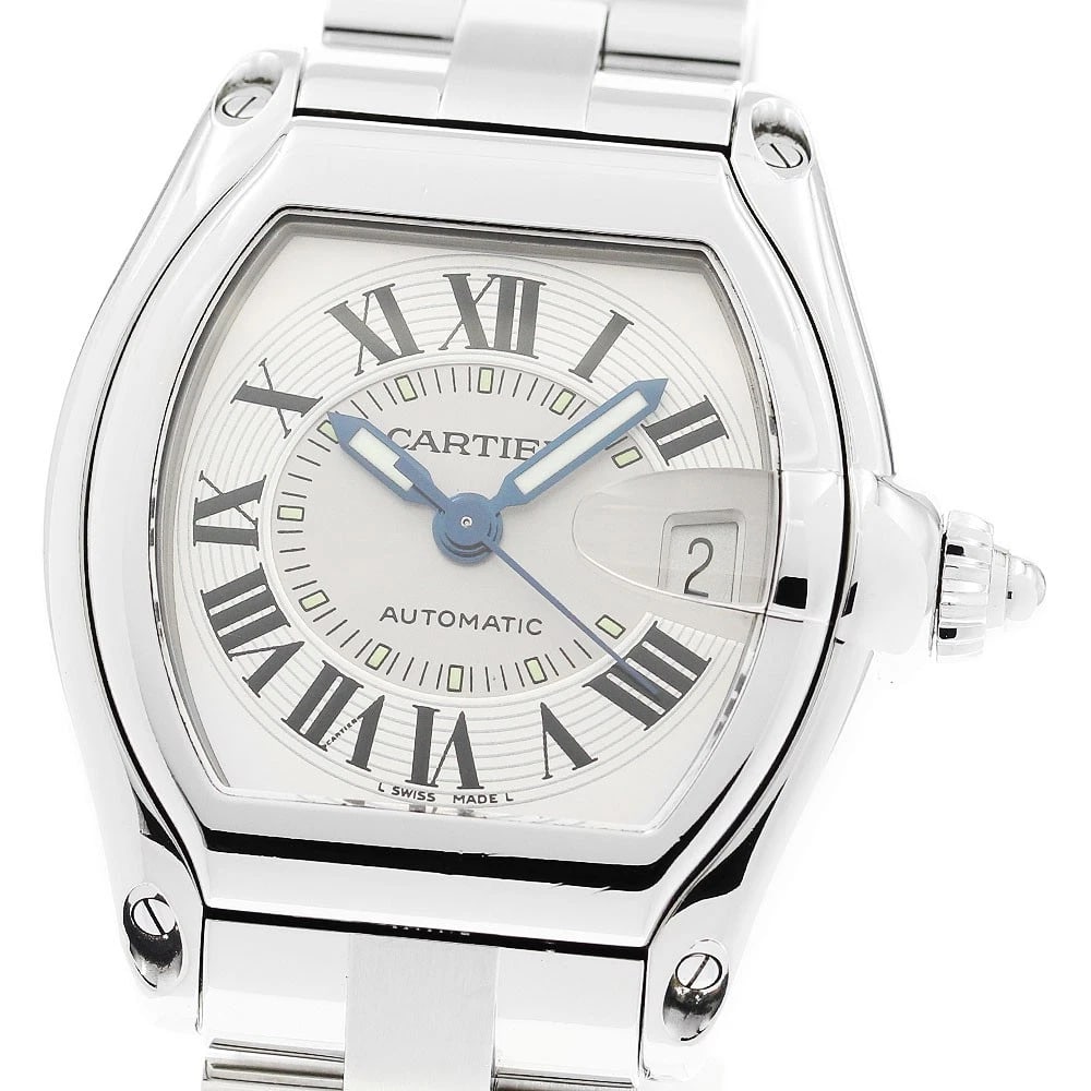 CARTIER ROADSTER SILVER DIAL AUTOMATIC WATCH WRIST WATCH (1 of 4)