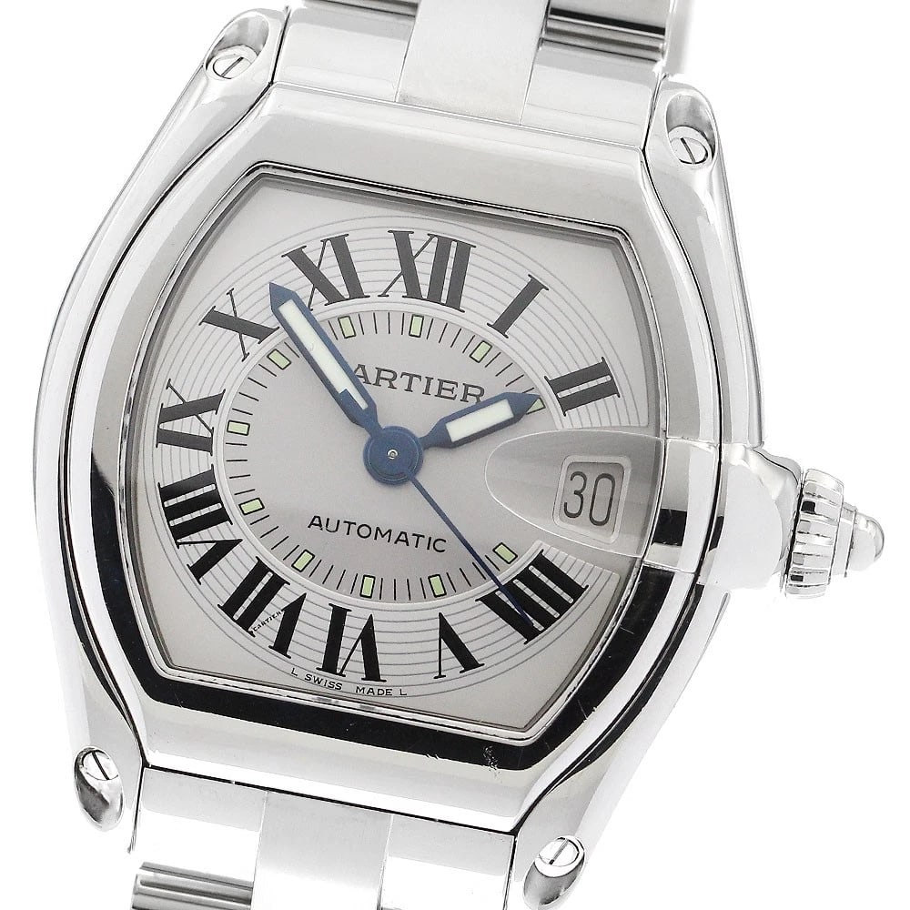 CARTIER ROADSTER SILVER DIAL AUTOMATIC WATCH WRIST WATCH (1 of 3)