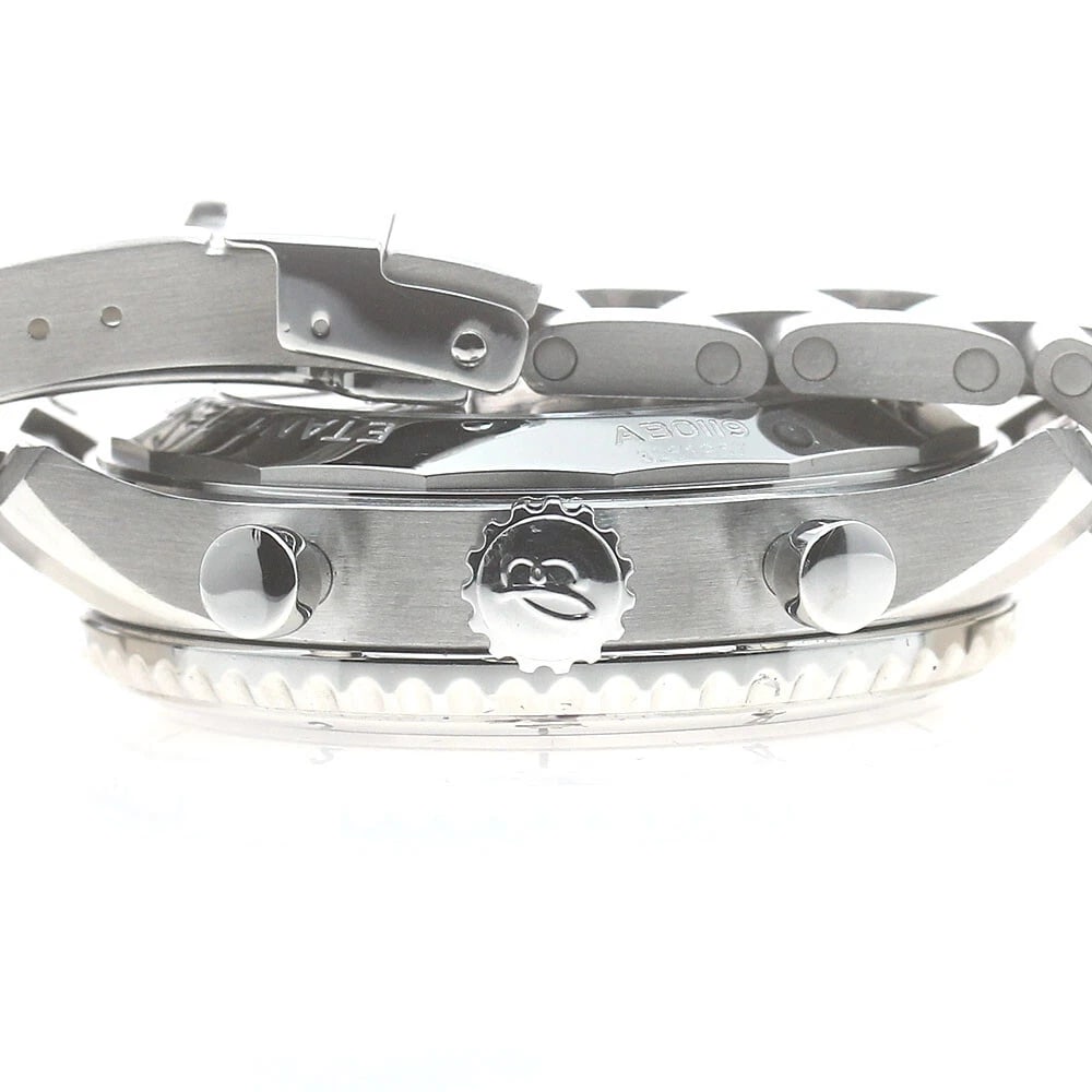 BREITLING AVIATOR CHRONOGRAPH GREEN DIAL AUTOMATIC WRIST WATCH - 3