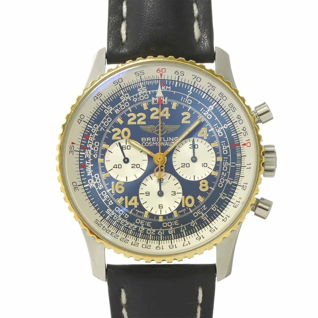 BREITLING NAVITIMER COSMONAUTE HAND WINDING YG WATCH WRIST WATCH (1 of 3)