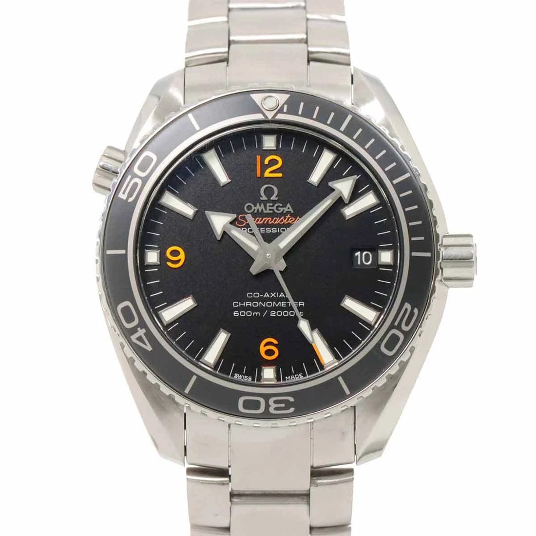 OMEGA SEAMASTER PLANET OCEAN BLACK DIAL WRIST WATCH (1 of 3)
