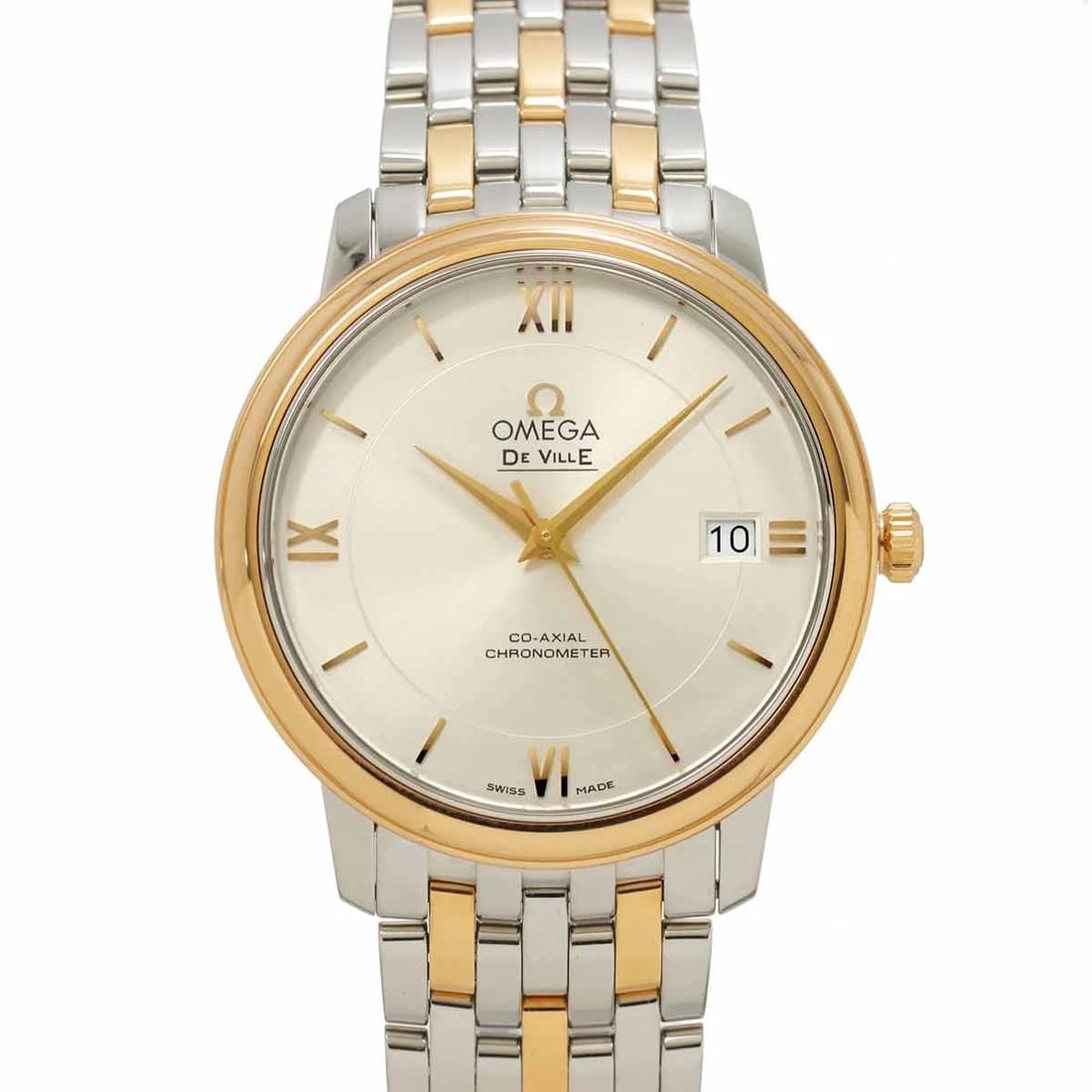 OMEGA DE VILLE PRESTIGE CO-AXIAL 750 PINK GOLD WRIST WATCH (1 of 4)