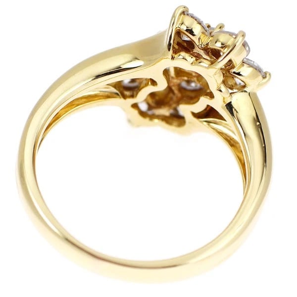 K18YG DIAMOND RING - 2