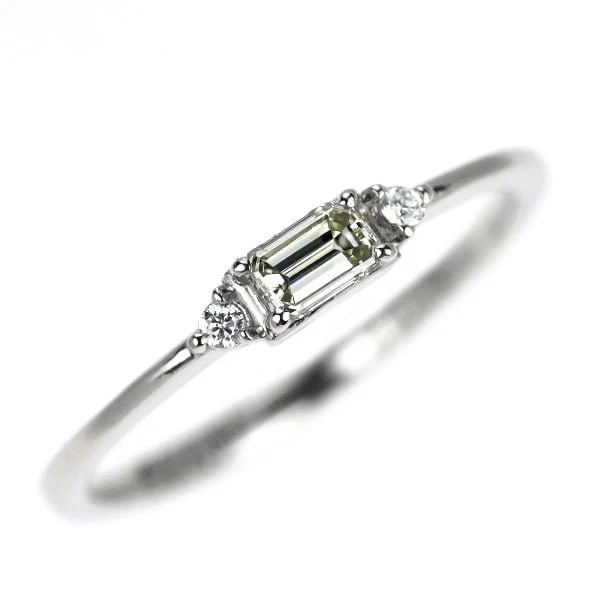 BRAND NEW PT950 EMERALD CUT NATURAL GREY DIAMOND RING: Brand New Pt950 Emerald Cut Natural Grey Diamond Ring Brand: None Type/Style: Ring Material: Metal Purity 950, Metal Platinum, Main Stone/Creation Natural Color: None Size: 5.25 US Accessories: N