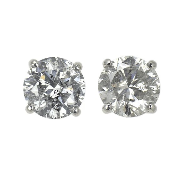 BRAND NEW PT900/ PT950 DIAMOND EARRINGS: Brand New Pt900/ Pt950 Diamond Earrings Brand: None Type/Style: piercing Material: Metal Purity None, Metal Pt950, Main Stone/Creation Natural Color: None Size: Length/Width/Diameter8.0 
