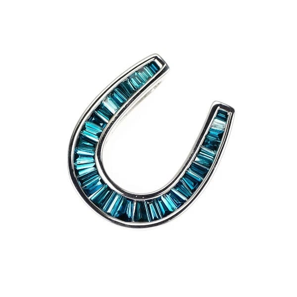 K18WG TREAT BLUE DIAMOND PENDANT TOP: K18WG treat blue diamond pendant top Brand: None Type/Style: pendant top Material: Metal Purity None, Metal K18WG, Main Stone/Creation Natural Color: None Size: Length/Width/Diameter15.2 