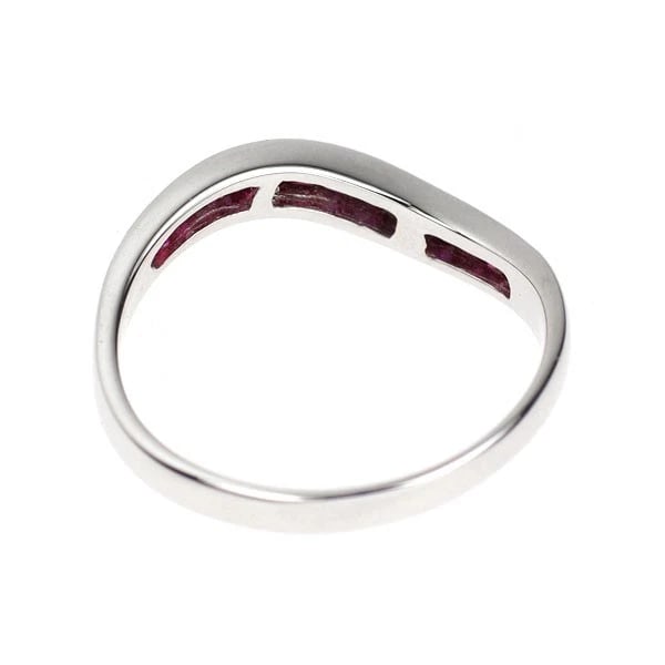 K18WG RUBY RING - AUTH FREE SHIPPIN - 2