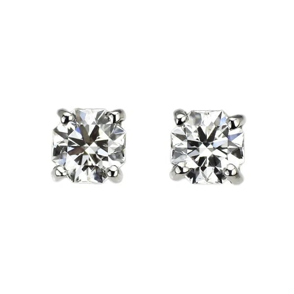 BRAND NEW PT900 SINGLE SIDE HC HAPPY DIAMOND EARRINGS: Brand New Pt900 Single Side HC Happy Diamond Earrings Brand: None Type/Style: piercing Material: Metal Purity 900, Metal Platinum, Main Stone/Creation Natural Color: None Size: