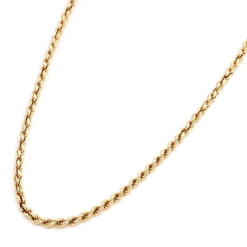 PIPE ROPE CHAIN NECKLACE 18K YG (1 of 2)