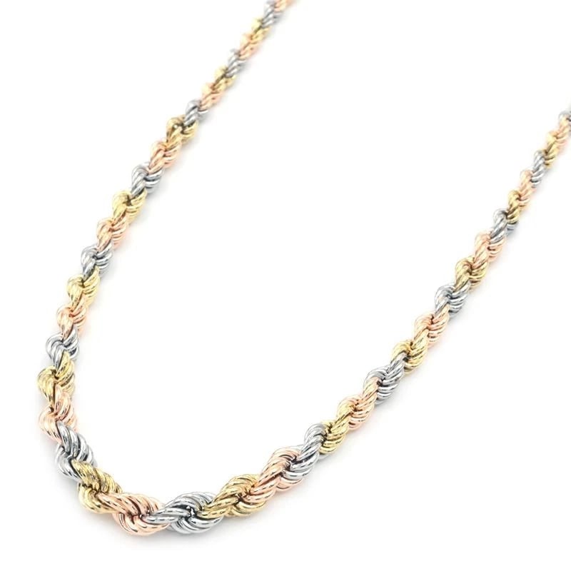 PIPE ROPE CHAIN NECKLACE 18K (1 of 2)