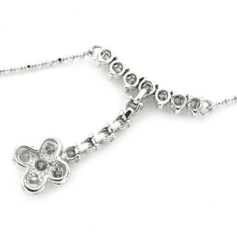 NATURAL DIAMOND NECKLACE PT850 - 2