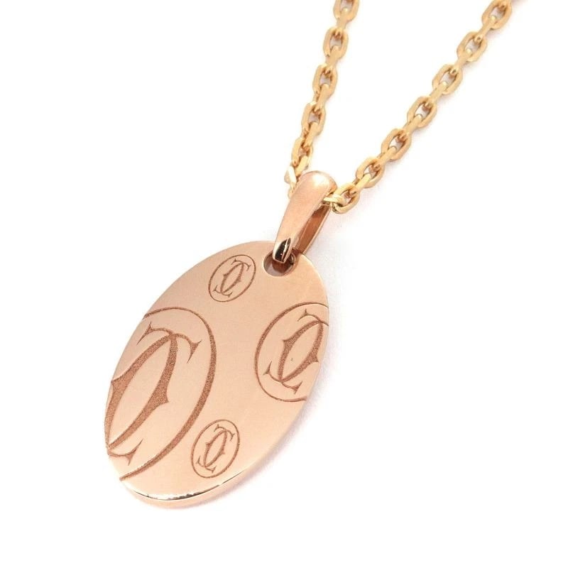 CARTIER HAPPY BIRTHDAY NECKLACE 18K: Cartier Happy Birthday Necklace 18K Brand: Cartier Type/Style: Necklace Material: 18KPG, Color: Multicolor Size: Effective length 42cm Motif 12.6mm x 26.5mm (including bail) Accessories: None