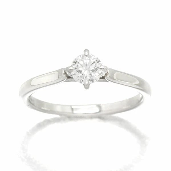 MIKIMOTO PLATINUM DIAMOND RING - 2