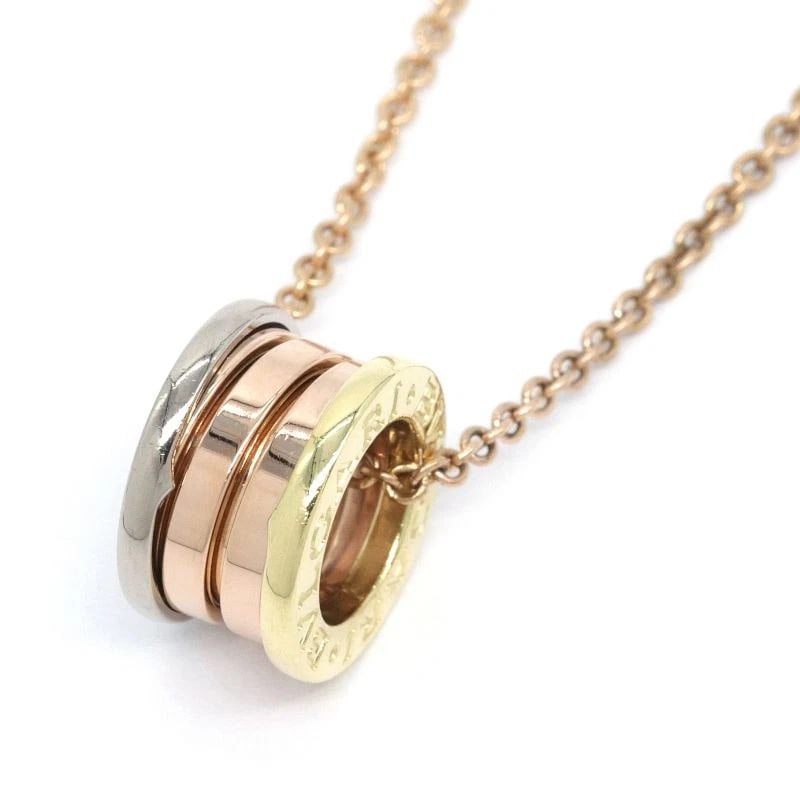 BVLGARI B.ZERO ONE PERFECT MISTAKE NECKLACE: Bvlgari B.Zero One Perfect Mistake Necklace Brand: Bvlgari Type/Style: Necklace Material: 18KYG, Color: Gold Size: Effective length 39/42.5/46cm Motif diameter 14.7mm Motif thickness 8.8mm Vatican