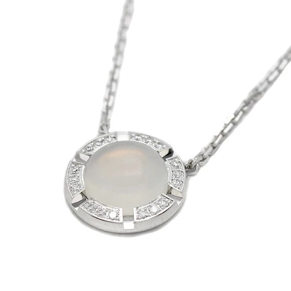 CHAUMET CLASS ONE CRUISE 18K WG WHITE GOLD QUARTZ DIAMOND NECKLACE: Chaumet Class One Cruise 18K WG White Gold Quartz Diamond Necklace Brand: Chaumet Type/Style: Necklace Material: 18KWG, Main Stone/Creation natural Color: Silver Size: Pendant Motif