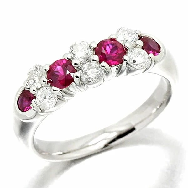 PLATINUM RUBY DIAMOND RING (1 of 2)