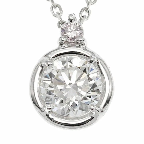 PLATINUM DIAMOND SLIDE CHAIN NECKLACE: Platinum Diamond Slide Chain Necklace Brand: Unbranded Type/Style: Necklace Material: Platinum, Main Stone/Creation natural Color: Silver Size: Length: Approx. 44cm Top: Approx. W7mm x H10mm 