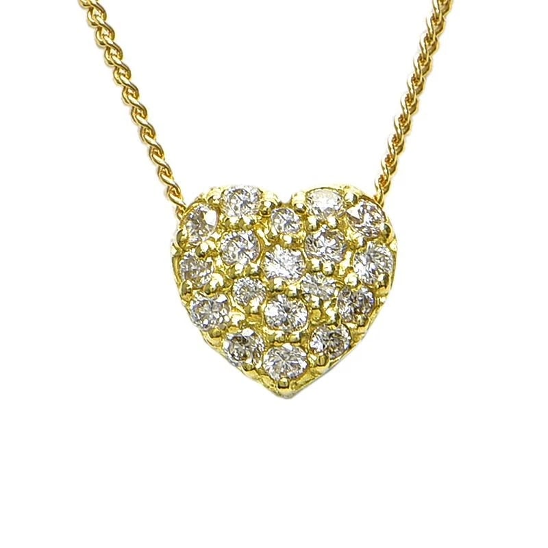 NATURAL DIAMOND NECKLACE 18K YG DIAMOND: natural diamond necklace 18K YG diamond Brand: Unbranded Type/Style: Necklace Material: K18YG, Main Stone/Creation Natural Color: Gold Size: Effective length 37cm/41cm Chain width 0.8mm Motif