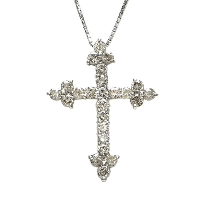 NATURAL DIAMOND NECKLACE PT900 PT850 DIAMOND: natural diamond necklace Pt900 Pt850 Diamond Brand: Unbranded Type/Style: Necklace Material: Pt900, Main Stone/Creation natural Color: silver Size: Effective length 39cm/42cm Chain width 0.6mm Mot