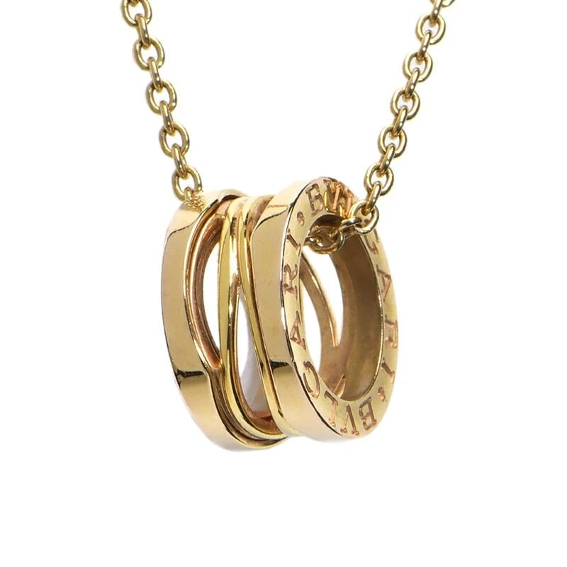 BVLGARI B-ZERO1 DESIGN LEGEND NECKLACE: Bvlgari B-Zero1 Design Legend Necklace Brand: Bvlgari Type/Style: Necklace Material: 18kPG, Color: Gold Size: Effective length 39cm/42cm/46cm Motif diameter 14.7mm Motif width 7.4mm Inner
