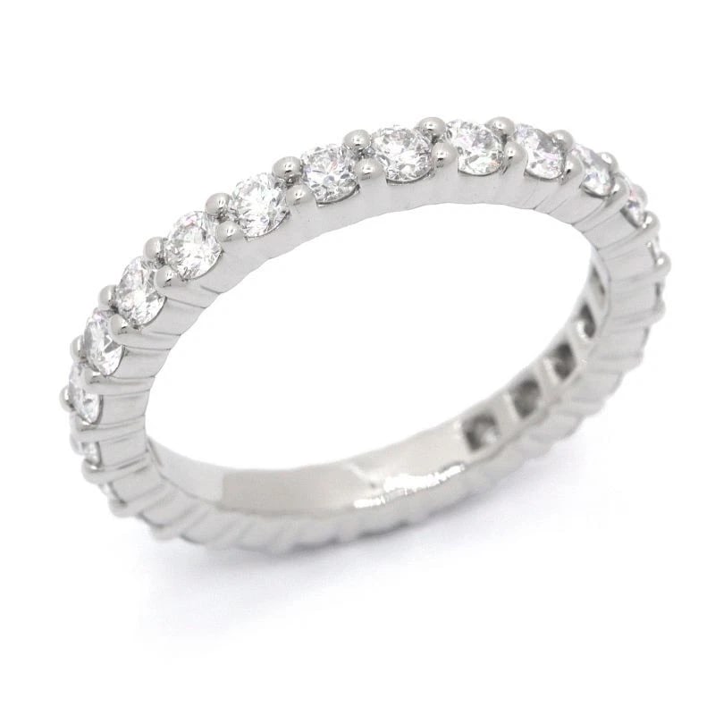 HARRY WINSTON ETERNITY RING PLATINUM DIAMOND: Harry Winston Eternity Ring Platinum Diamond Brand: Harry Winston Type/Style: Ring Material: pt950, Main Stone/Creation Natural Color: Silver Size: 6.5US Accessories: None Accessories Noti