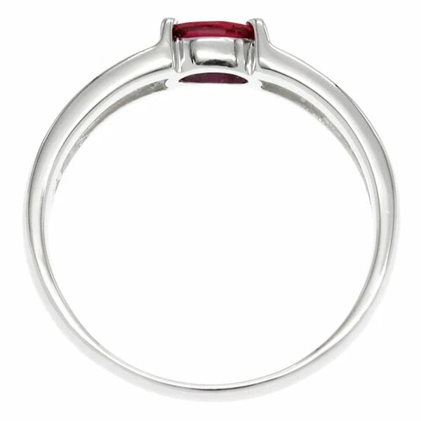 PLATINUM RUBY DIAMOND RING - 2