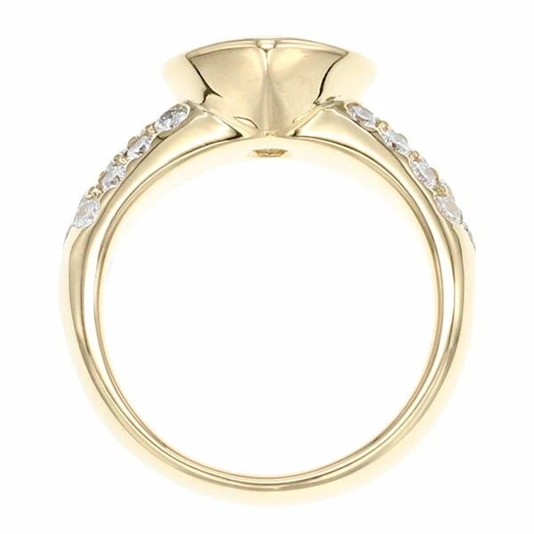 18K YELLOW GOLD RUBY & DIAMOND RING - 3