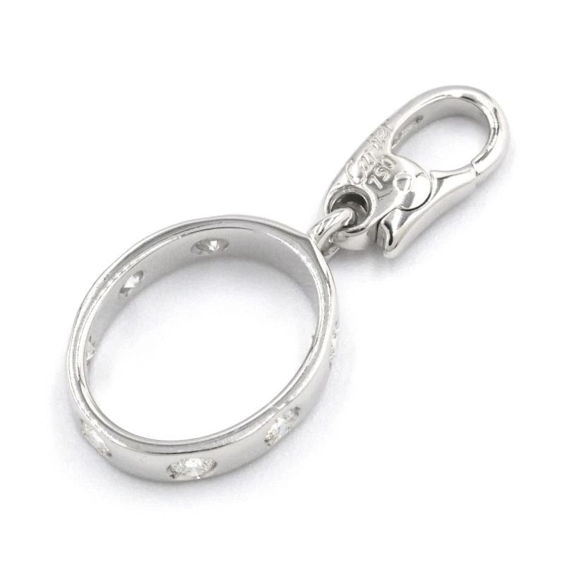 CARTIER LOVE CHARM FULL DIAMOND 18K: Cartier LOVE charm full diamond 18K Brand: Cartier Type/Style: Bracelet Material: K18WG, Main Stone/Creation Natural Color: gold Size: Motif 11.0mm x 16.3mm Vatican inner diameter 3.7mm x