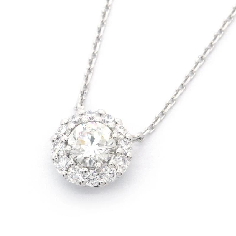 GRAFF ICON ROUND DIAMOND PENDANT: Graff Icon Round Diamond Pendant Brand: Graff Type/Style: Pendant Material: 18K WG, Main Stone/Creation natural Color: Gold Size: effective length 45cm (free adjuster) Motif 7.9mm x 7.9mm 