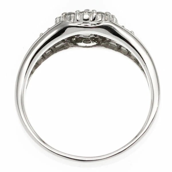 PLATINUM RUBY DIAMOND RING - 3