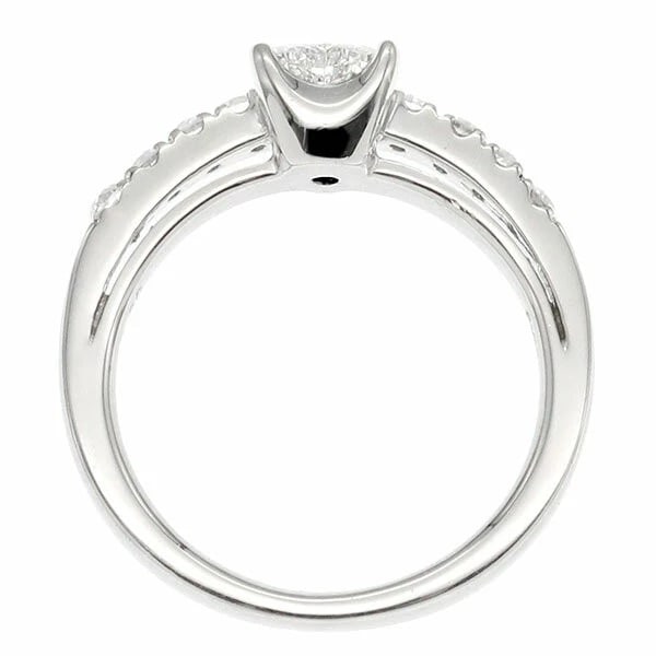 PLATINUM HEART DIAMOND RING - 2