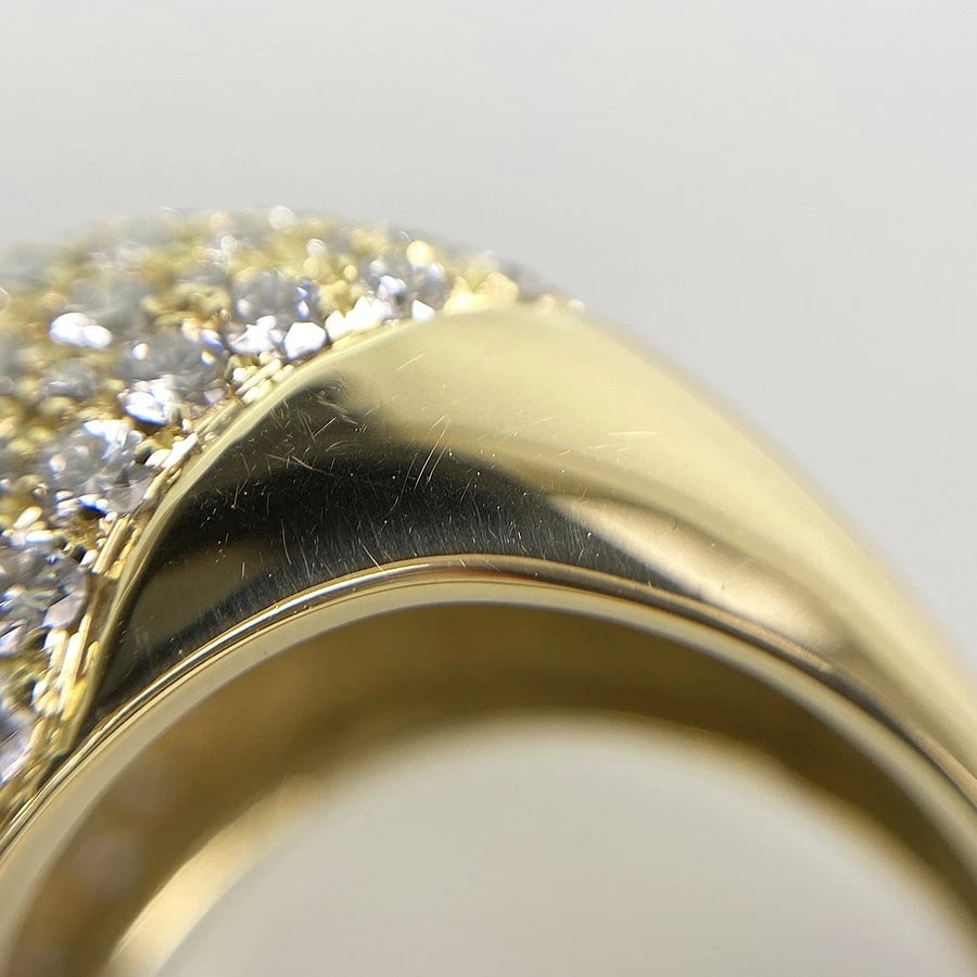 TIFFANY&CO. YELLOW GOLD RUBY DIAMOND RING - 5