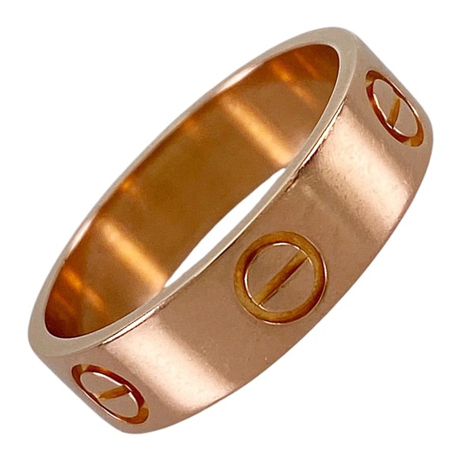 CARTIER LOVE ROSE GOLD RING (1 of 4)