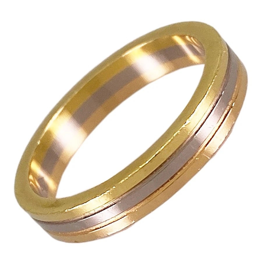 CARTIER VENDOME YELLOW GOLD RING: Cartier Vendome Yellow gold Ring Brand: Cartier Type/Style: Ring Material: 18K Yellow Gold K18WG 18K Pink Gold, Color: Gold Size: US:6.5 Accessories: None Accessories Notice: When purchasin
